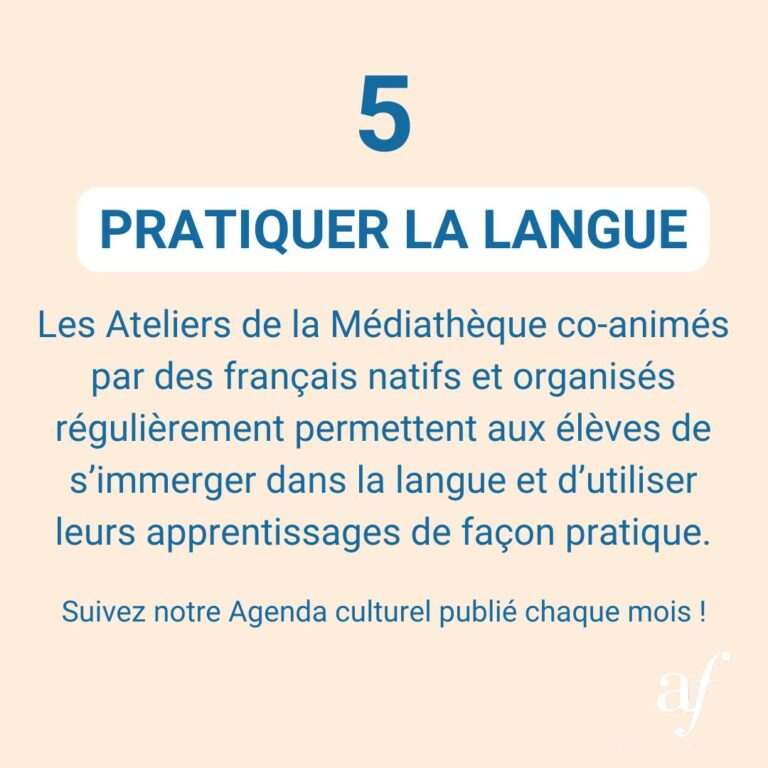 5 bonnes raisons de choisir les cours de la Session Annuelle de l’Alliance Française de Bizerte !