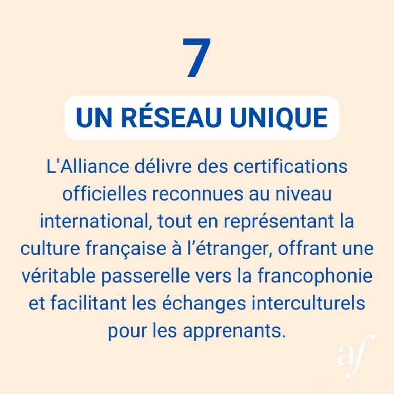 raisons alliance française